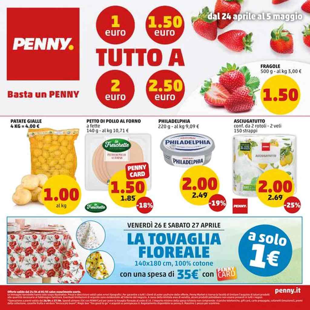 Volantino Penny dal 24 aprile al 5 maggio 2024