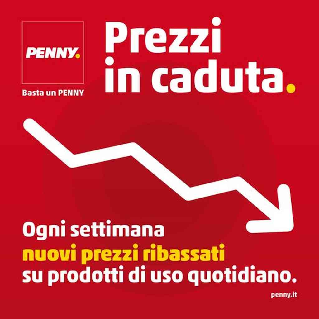 Volantino Penny Prezzi in caduta dal 26 aprile al 8 maggio 2024