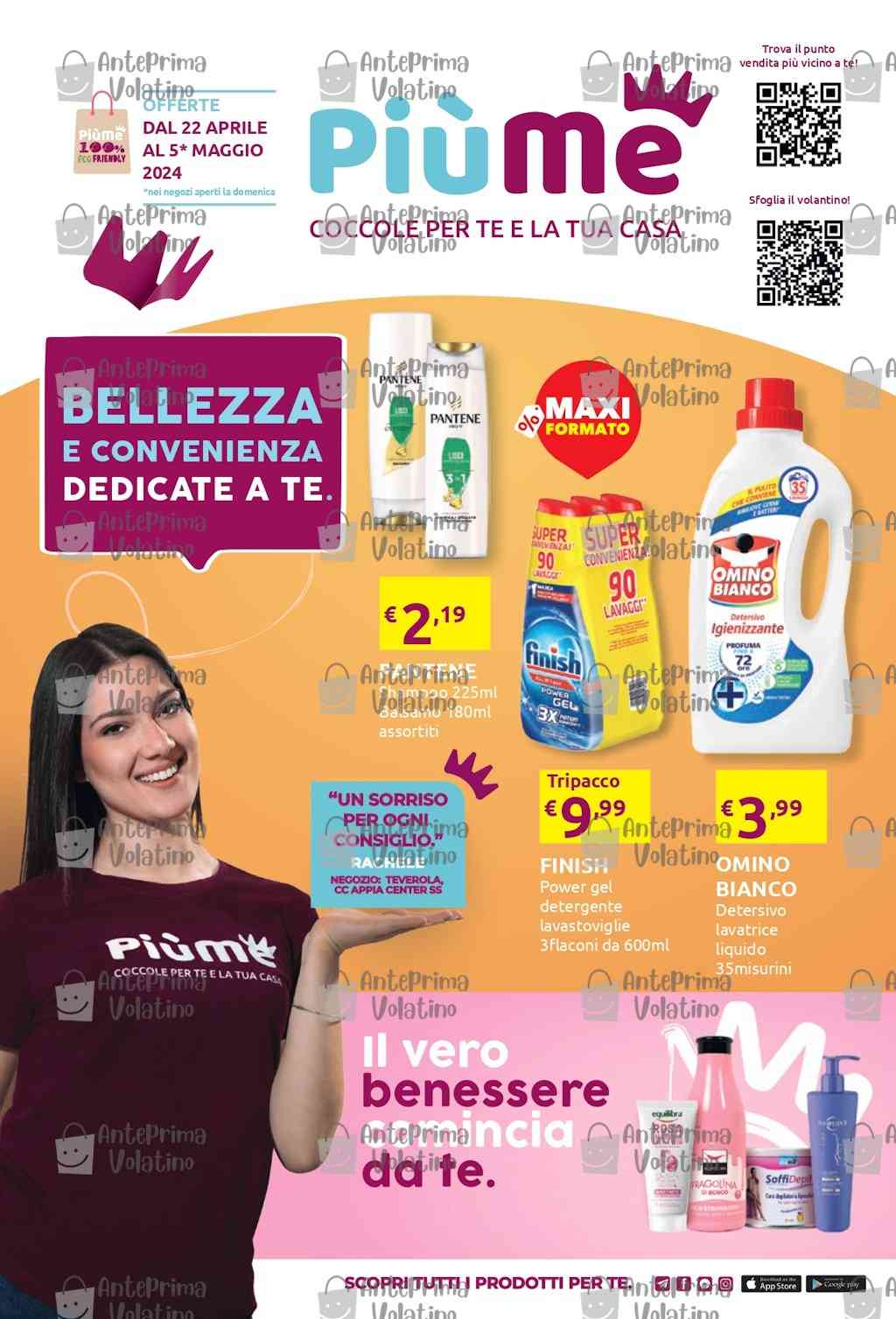 Volantino PiùMe dal 22 aprile al 5 maggio 2024