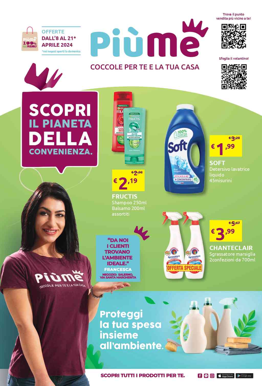 Volantino PiùMe dal 8 al 21 aprile 2024