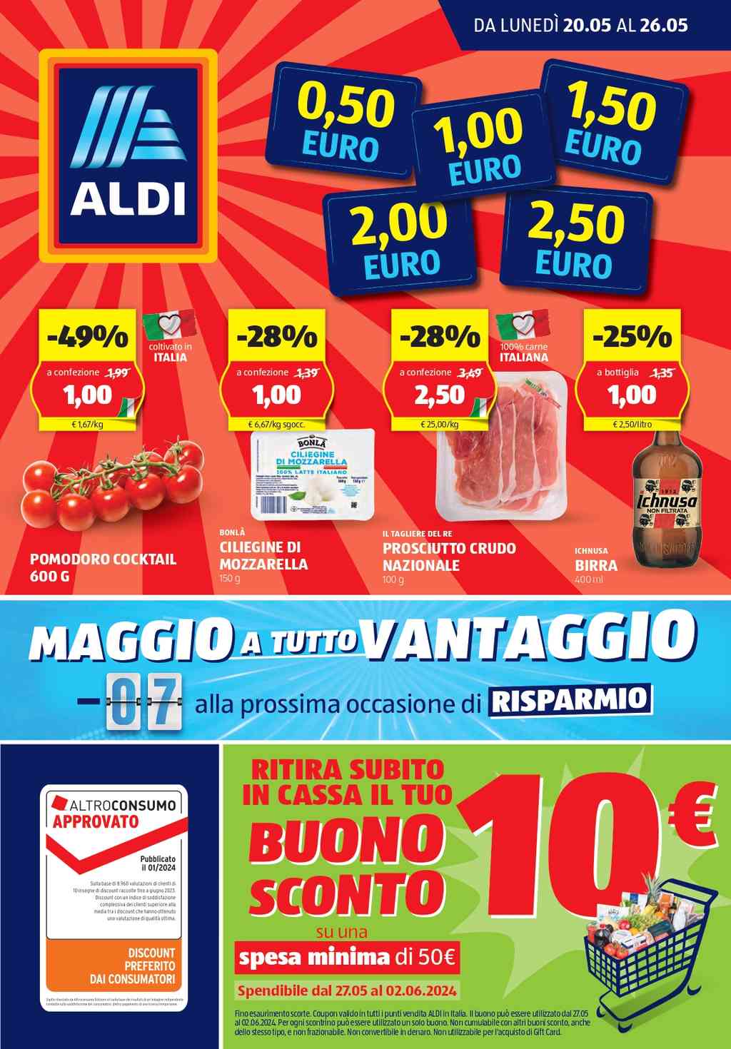 Volantino Aldi dal 20 al 26 maggio 2024
