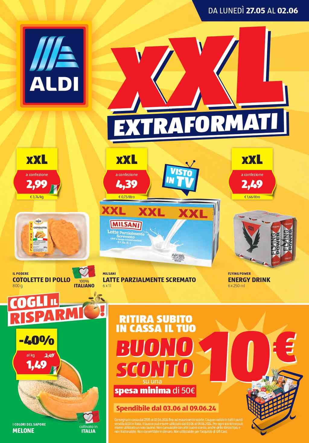 Volantino Aldi dal 27 maggio al 2 giugno 2024