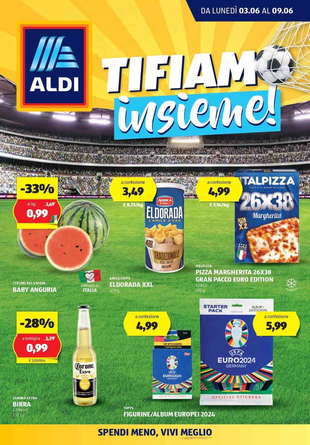 Volantino Aldi dal 3 al 9 giugno 2024