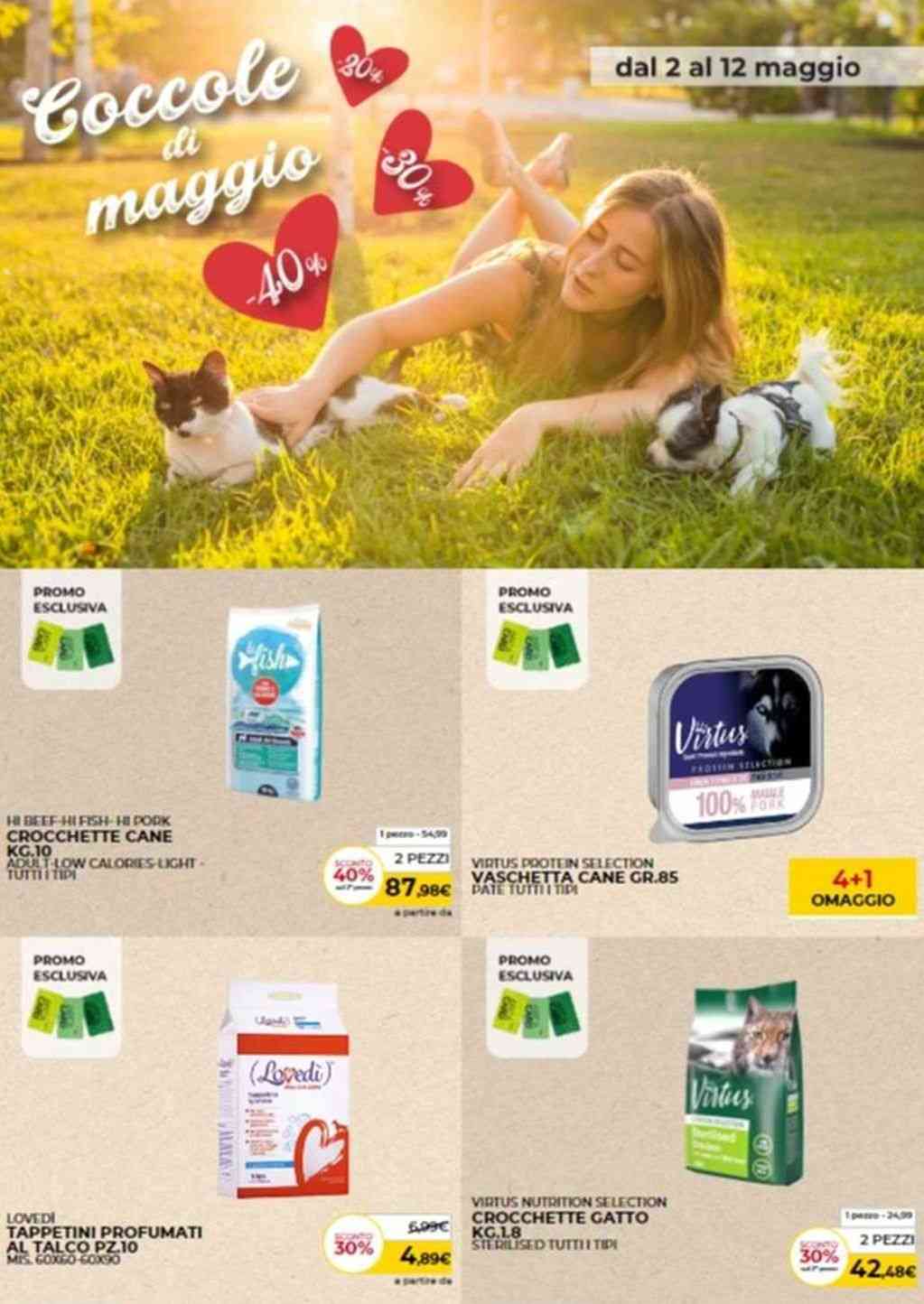 Volantino Arcaplanet dal 2 al 12 maggio 2024