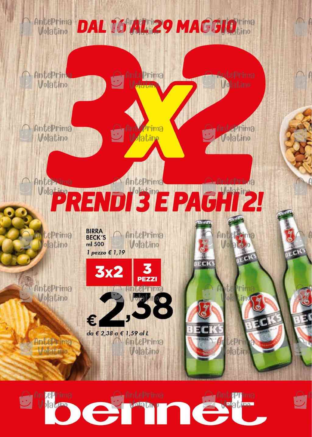 Volantino Bennet dal 16 al 29 maggio 2024