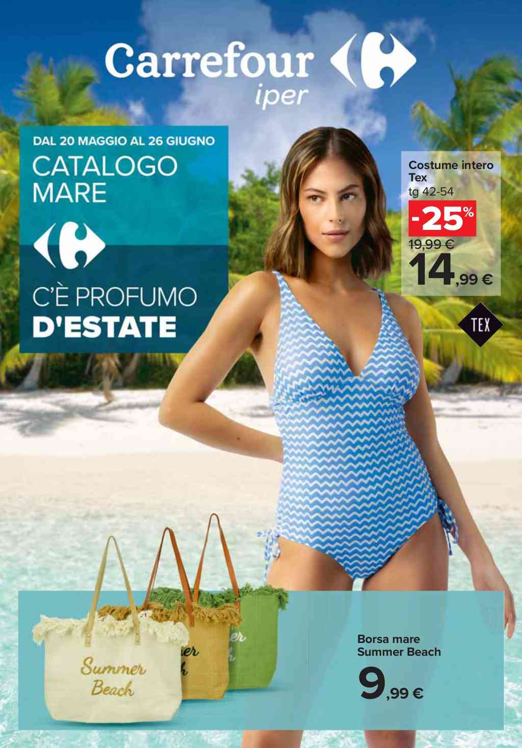 Volantino Carrefour Mare dal 20 maggio al 26 giugno 2024