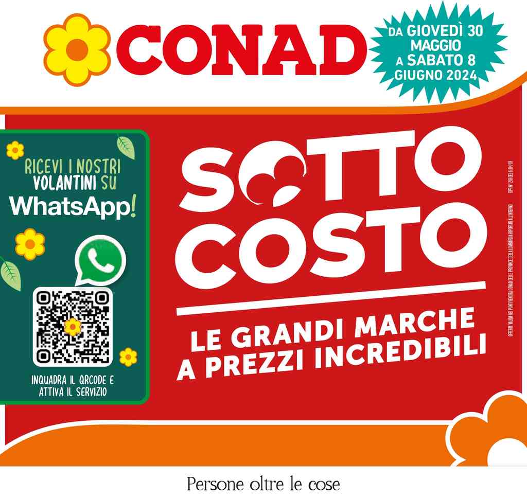 Volantino Conad Lombardia dal 30 maggio al 11 giugno 2024
