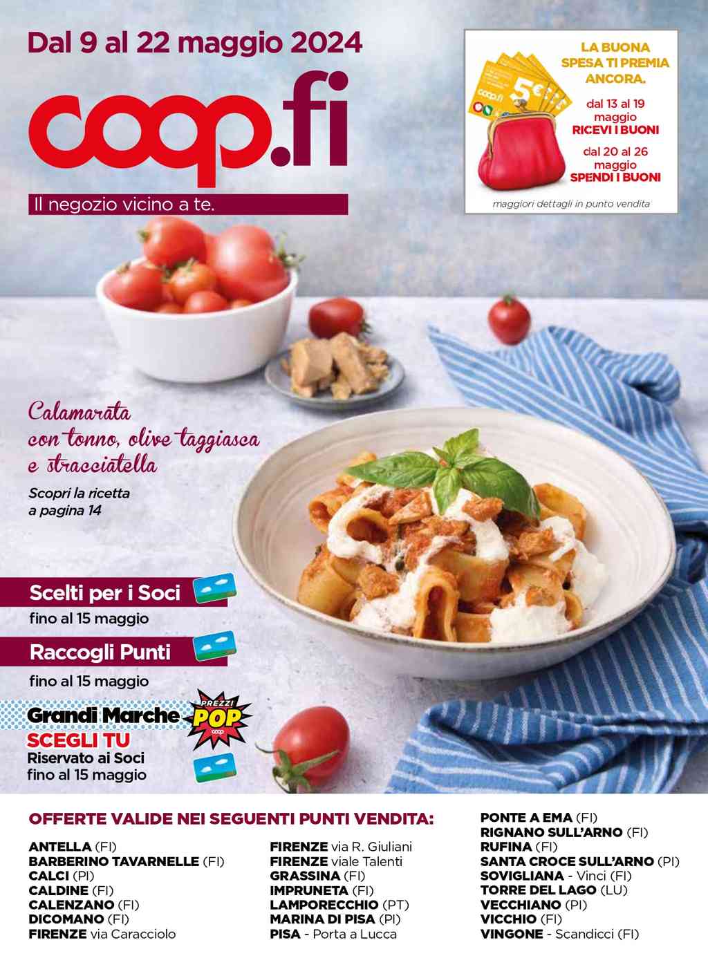 Volantino Coop Firenze dal 9 al 22 maggio 2024