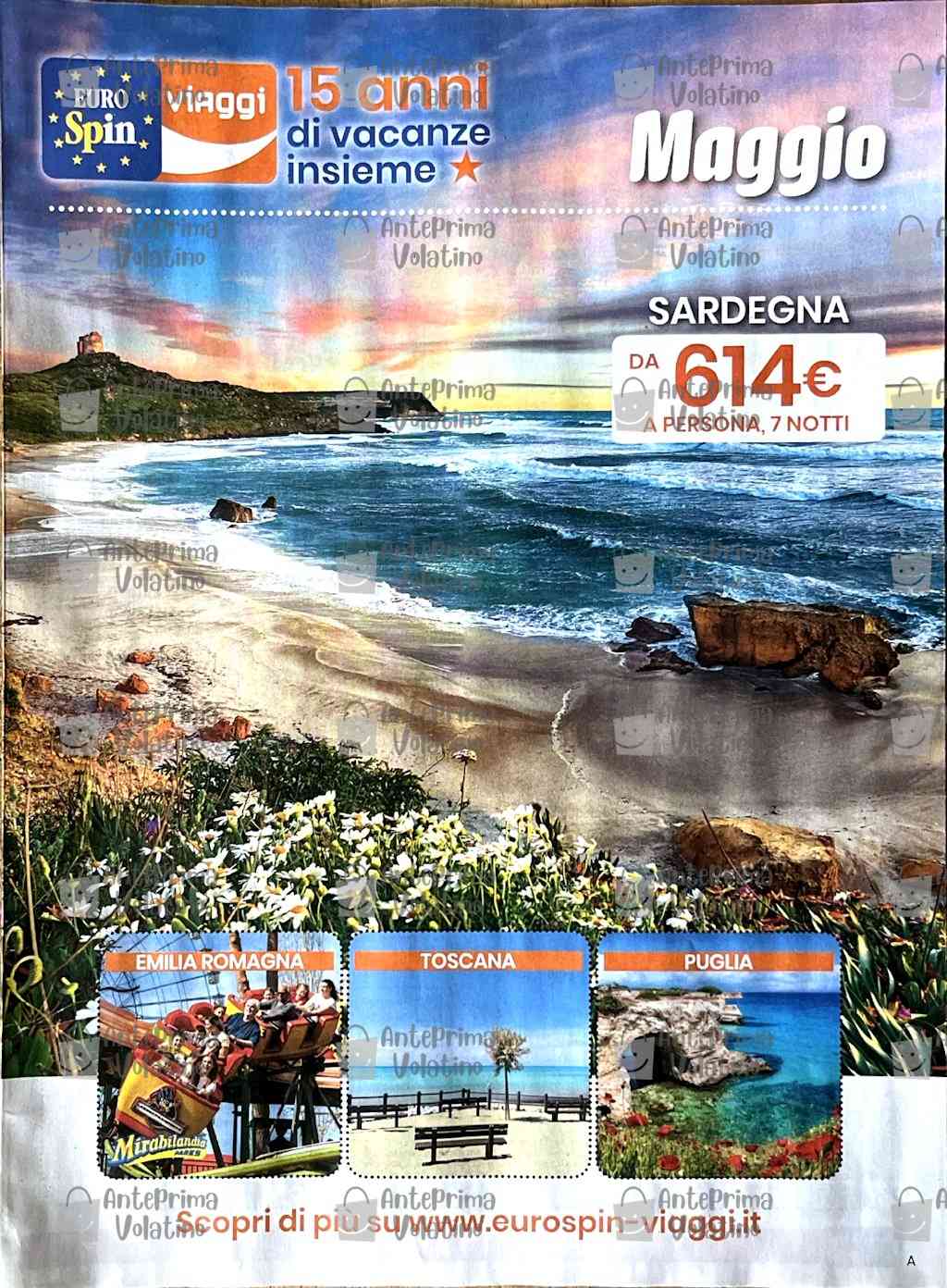 Volantino Eurospin Viaggi Maggio 2024