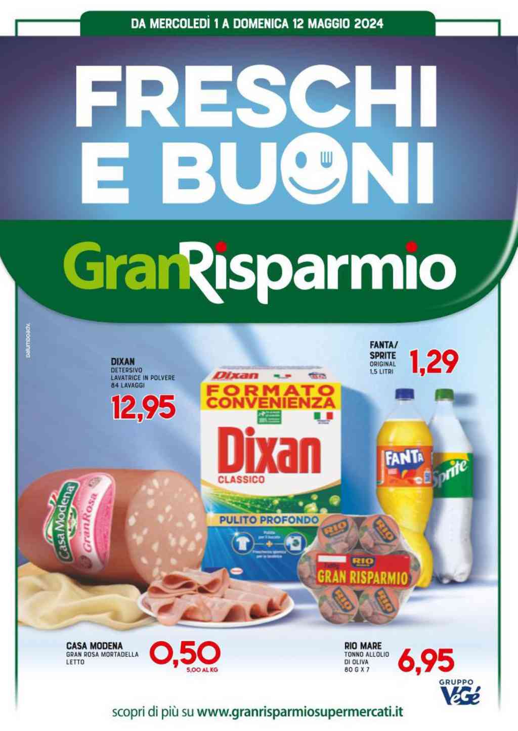 Volantino Gran Risparmio dal 1 al 12 maggio 2024