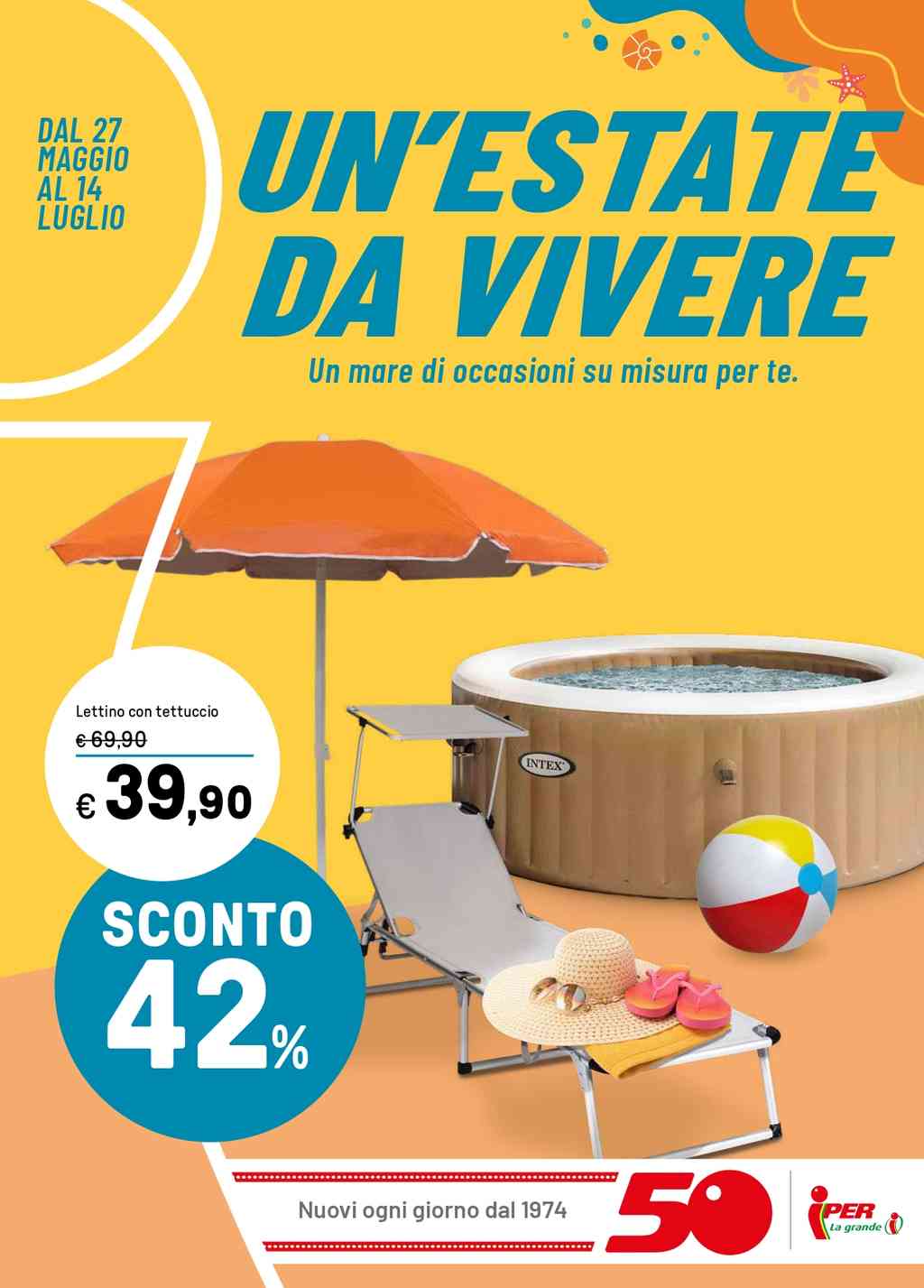 Volantino Iper Estate dal 27 maggio al 14 luglio 2024