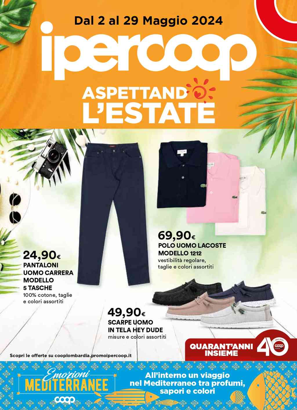 Volantino Ipercoop Estate dal 2 al 29 maggio 2024