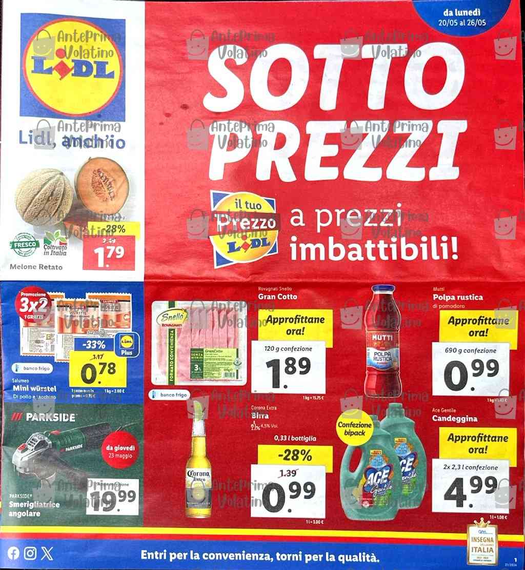 Volantino Lidl dal 20 al 26 maggio 2024