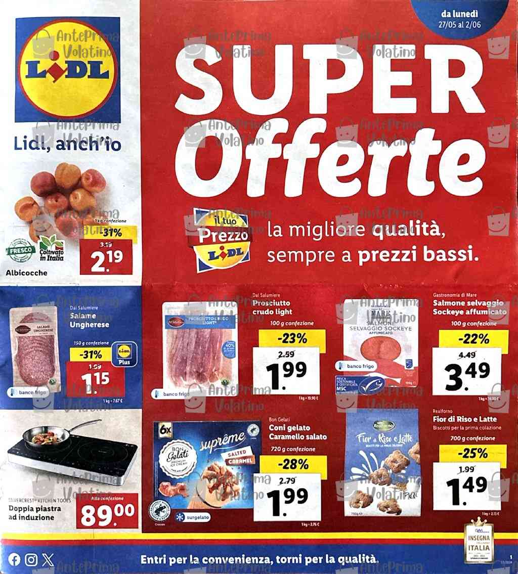 Volantino Lidl dal 27 maggio al 2 giugno 2024