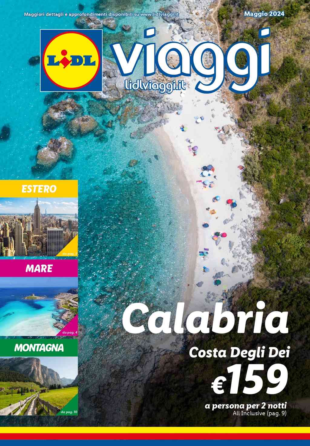 Volantino Lidl Viaggi Maggio 2024