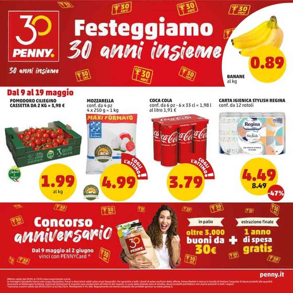 Volantino Penny dal 9 al 19 maggio 2024