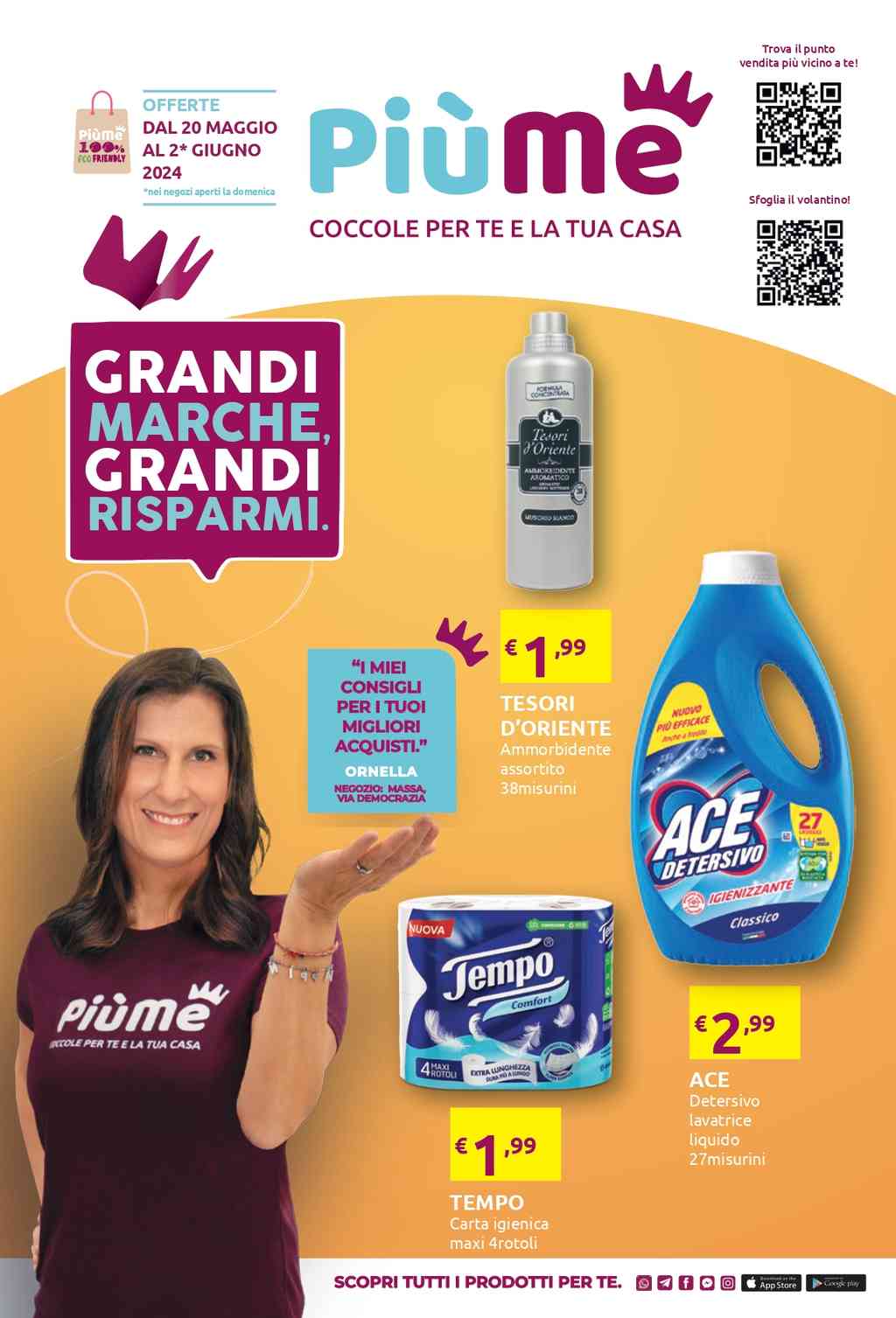 Volantino PiùMe dal 20 maggio al 2 giugno 2024