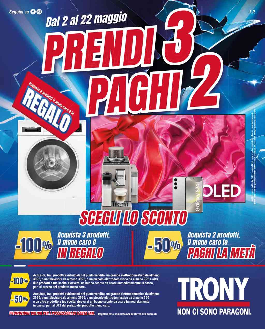 Volantino Trony dal 2 al 22 maggio 2024