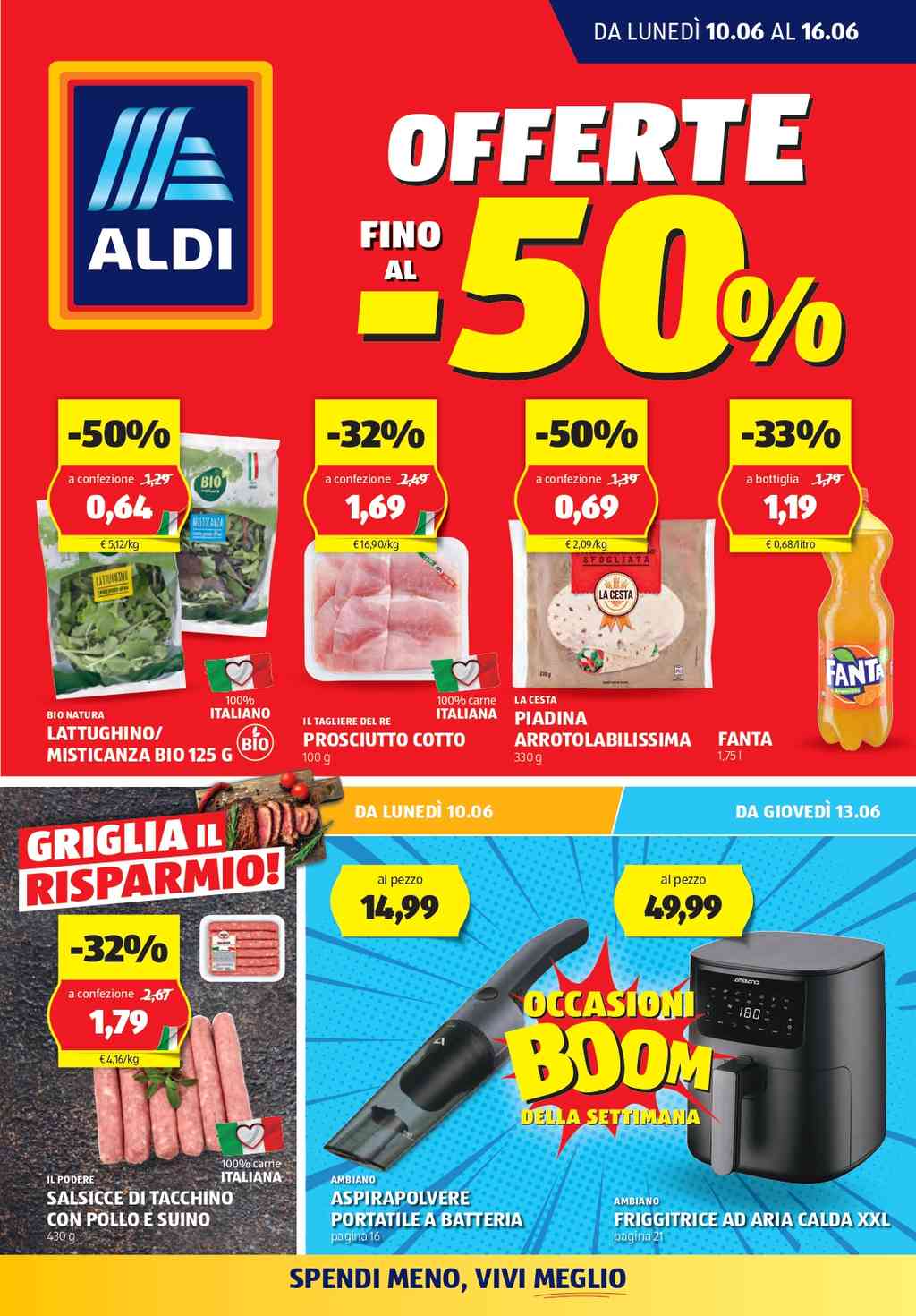 Volantino Aldi dal 10 al 16 giugno 2024