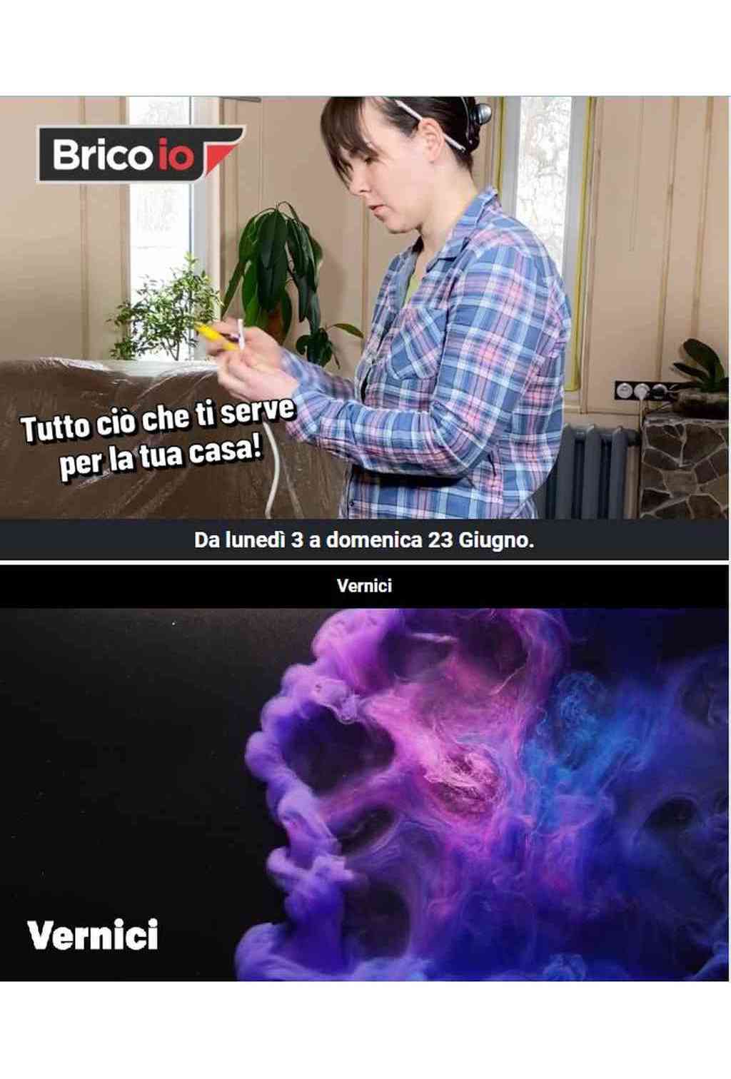 Volantino Brico Io Casa dal 3 al 23 giugno 2024