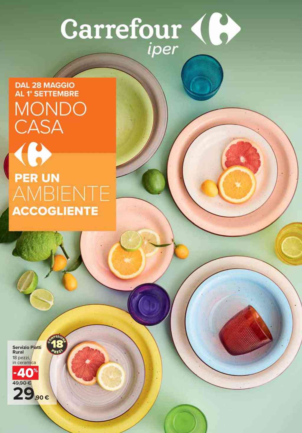 Volantino Carrefour Casa dal 28 maggio al 1 settembre 2024