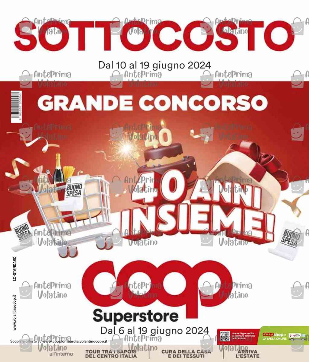 Volantino Coop dal 6 al 19 giugno 2024