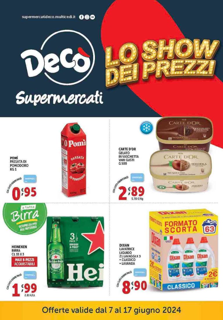 Volantino Decò Anteprima