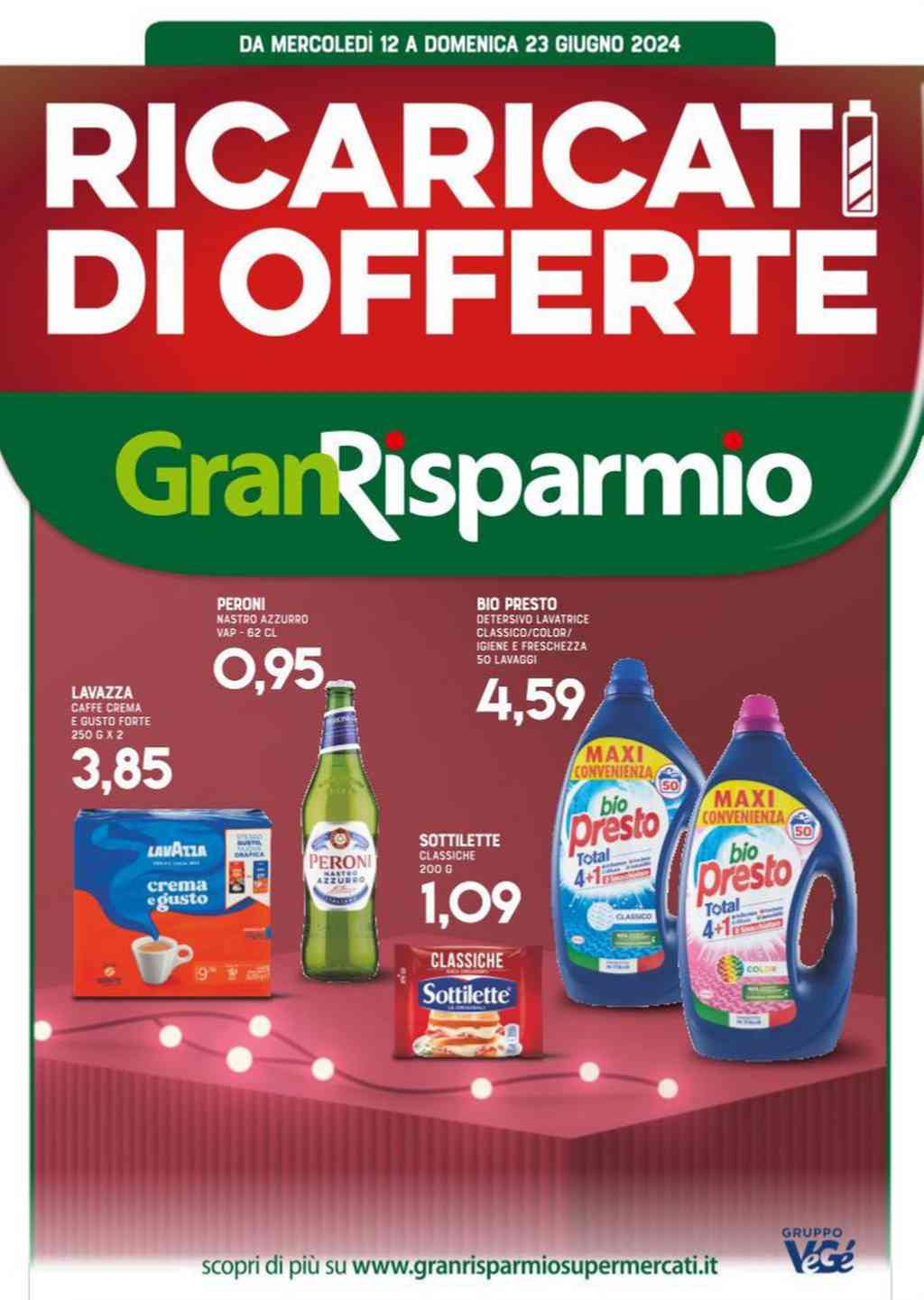 Nuovo volantino Gran Risparmio dal 12 giugno 2024
