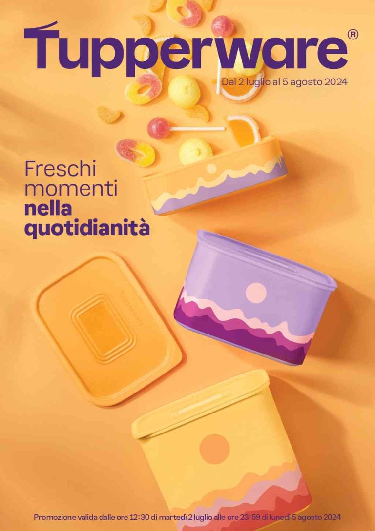 Catalogo Tupperware dal 2 luglio al 5 agosto 2024
