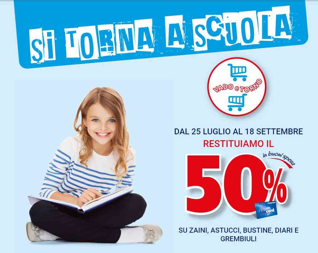 Come funziona la promo Il Gigante Vado e Torno Scuola