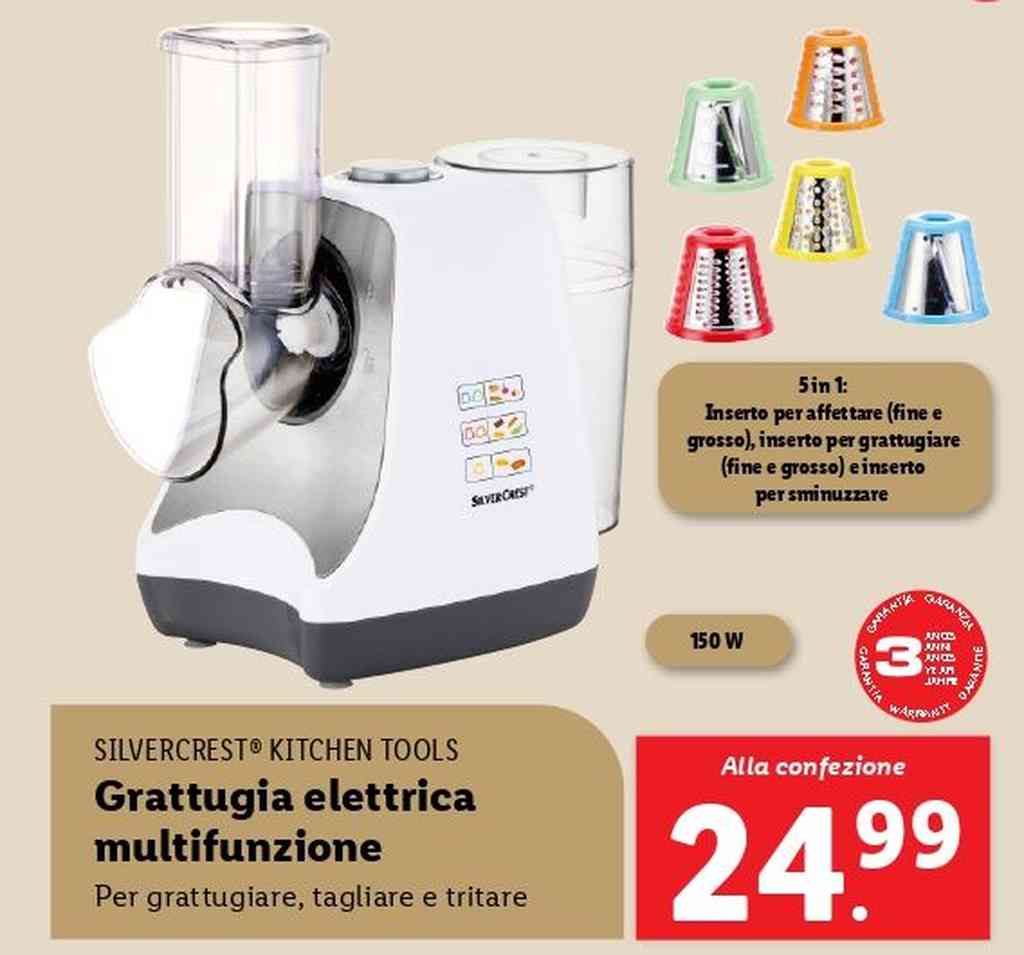 Grattuggia elettrica multifunzione Lidl