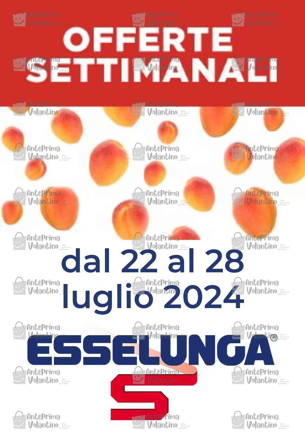 Offerte Esselunga settimanali dal 22 al 28 luglio 2024