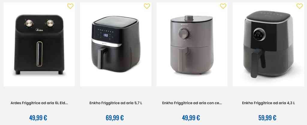 Offerte di Eurospin sulle friggitrici ad aria