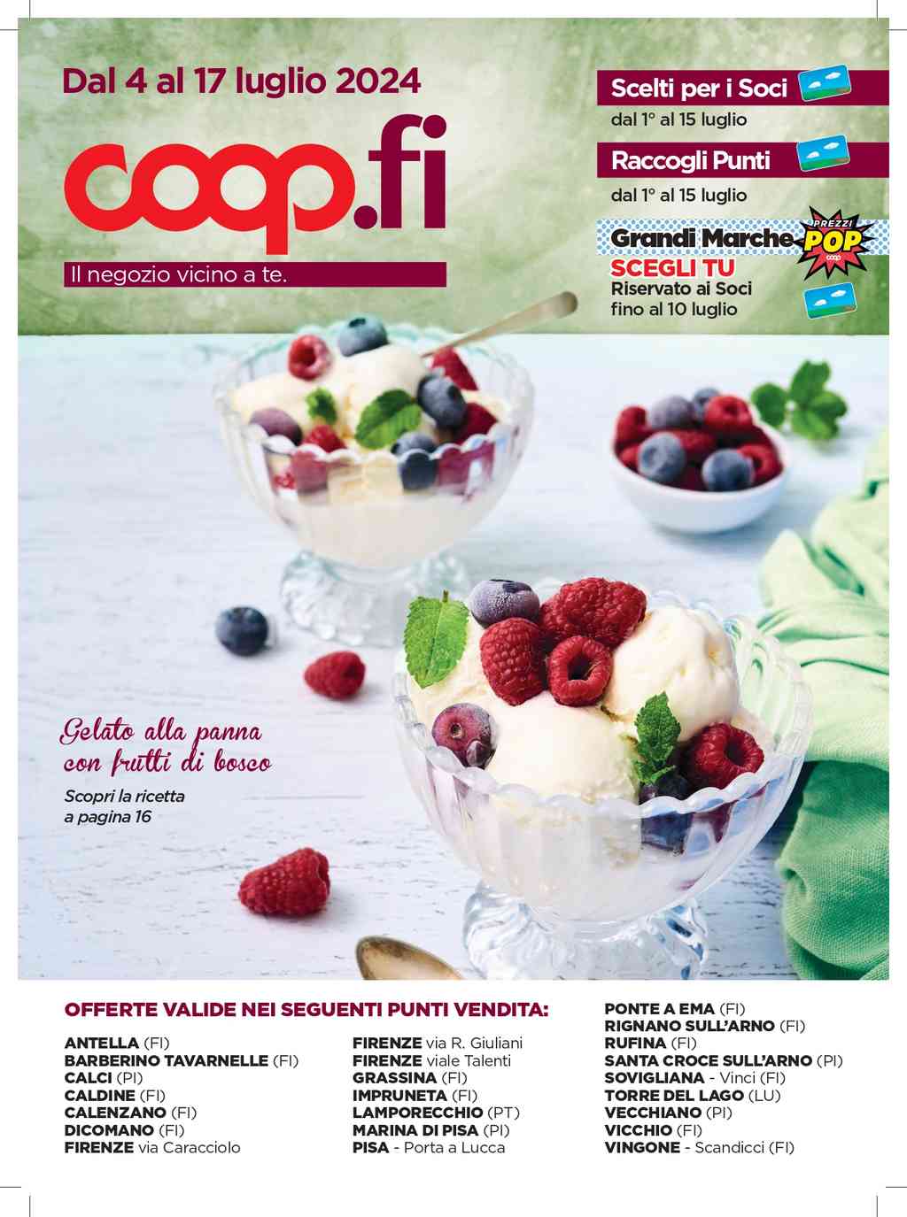 Volantino Coop Firenze dal 4 al 17 luglio 2024