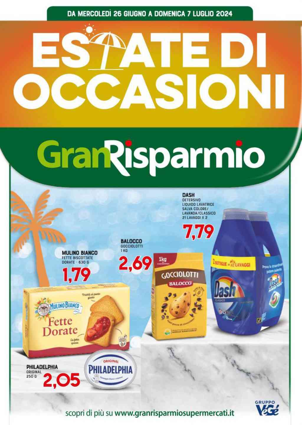 Volantino Gran Risparmio fino al 7 luglio 2024