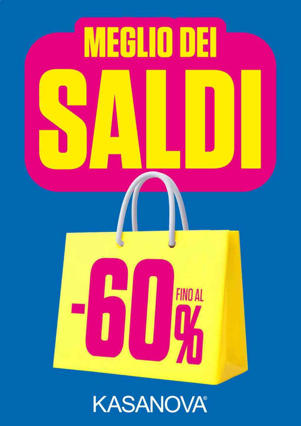 Volantino Kasanova Luglio 2024: Saldi fino al 60%