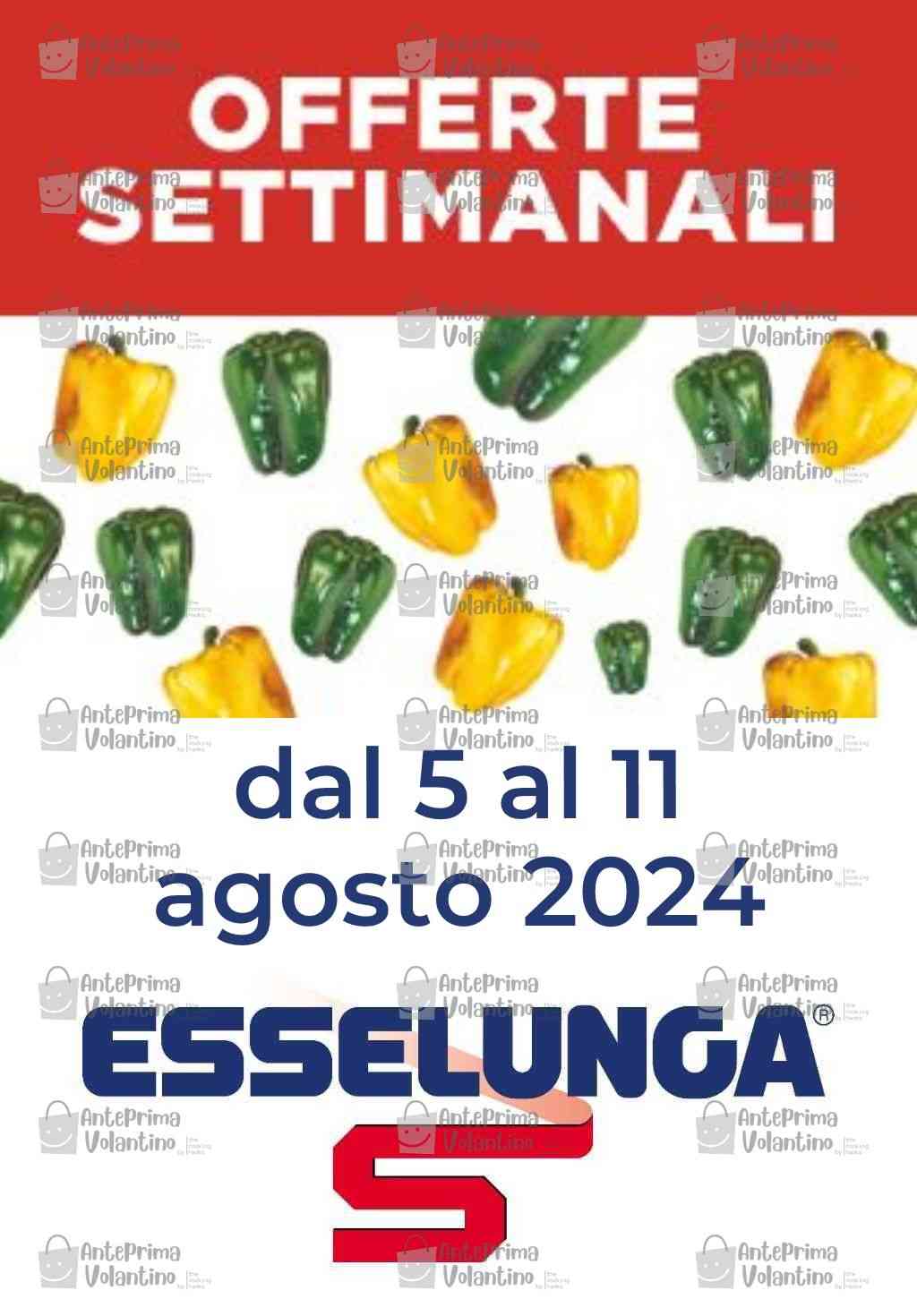 Esselunga offerte settimanali sul fresco dal 5 al 11 agosto 2024