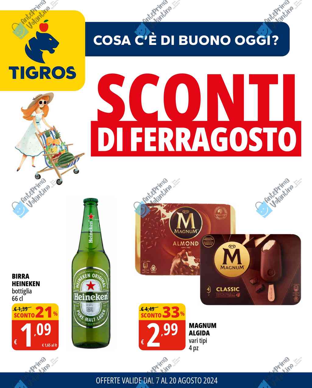 Volantino Tigros dal 7 al 20 agosto 2024