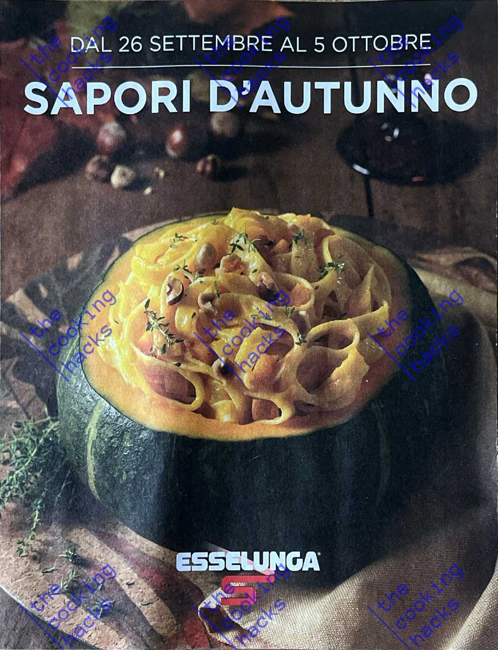 Volantino Esselunga Sapori d’Autunno dal 26 settembre al 5 ottobre 2024