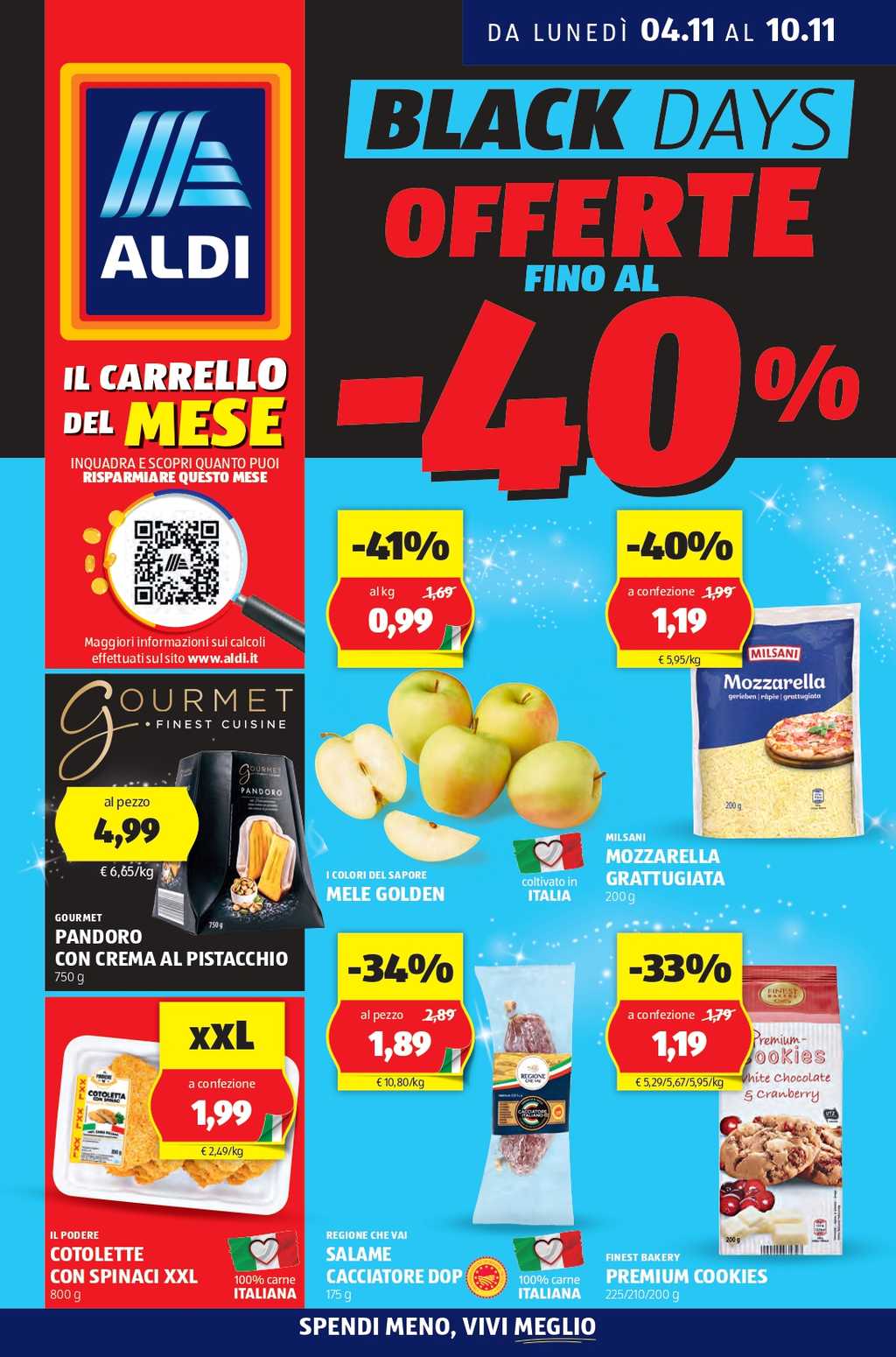Scopri le Offerte ALDI in Anteprima: Speciali Black Days dal 4 al 10 Novembre 2024