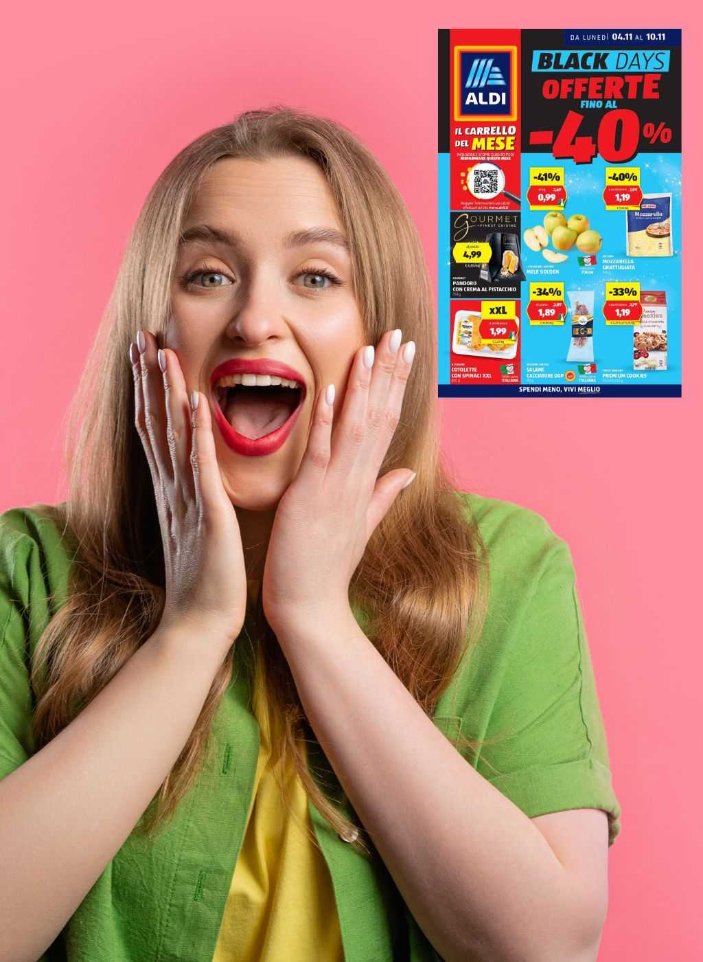 Aldi prossima settimana: Speciale Black Days dal 4 al 10 novembre 2024