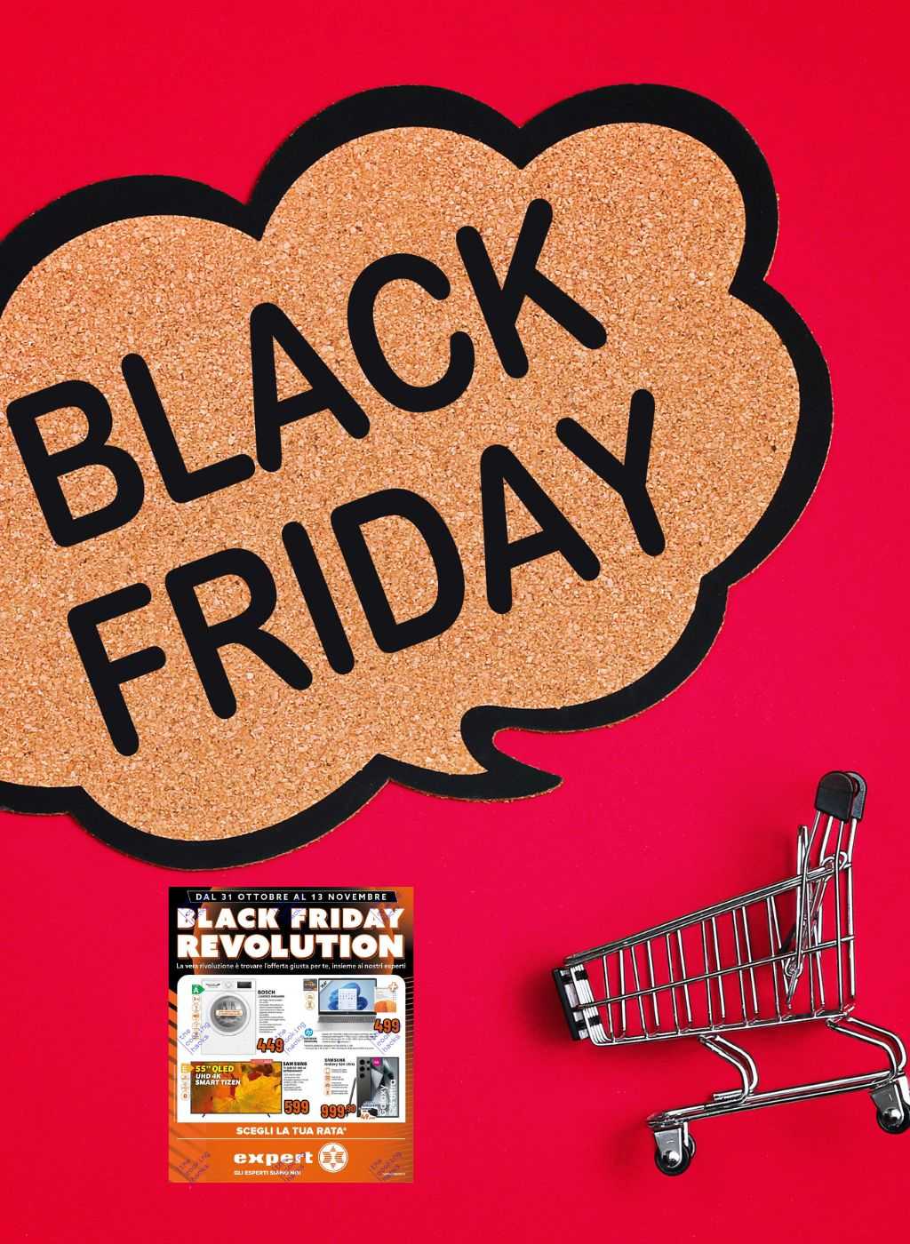 Quali prodotti sono in offerta durante la Black Friday Revolution di Expert?
