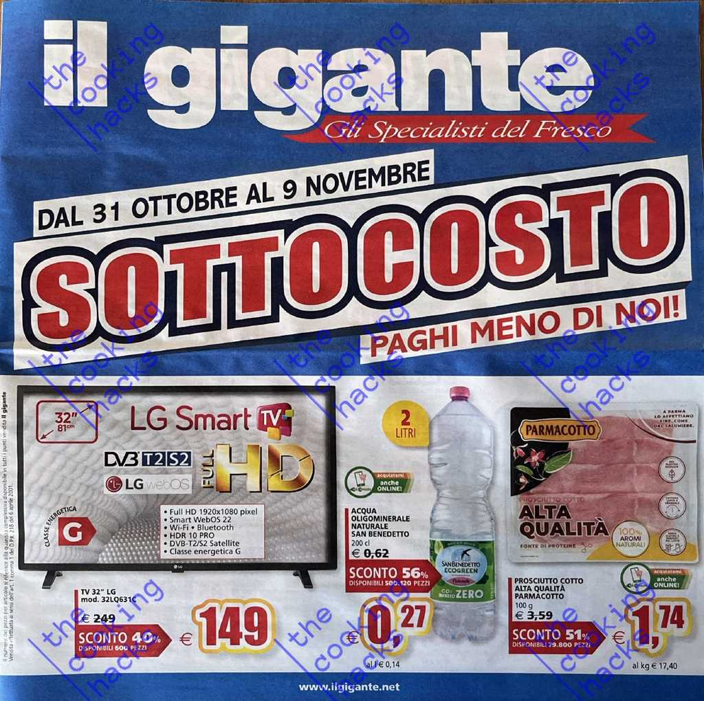 In anteprima il volantino Il Gigante dal 31 ottobre al 9 novembre 2024