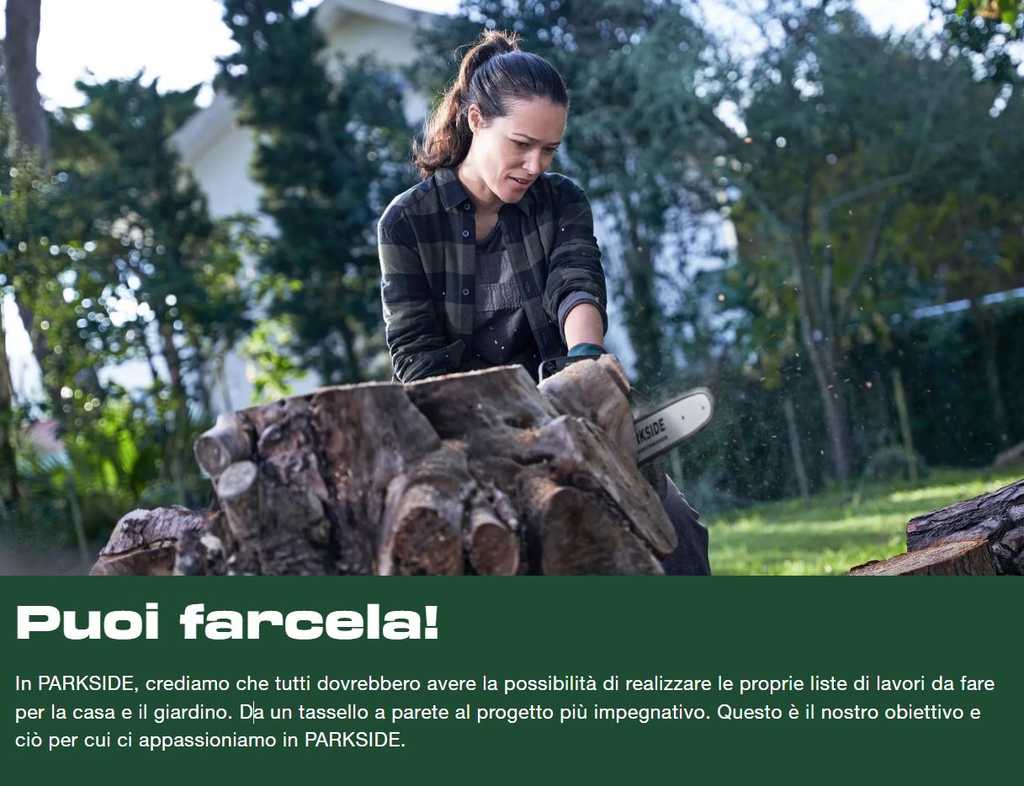 Volantino Parkside Lidl dal 4 al 10 novembre 2024