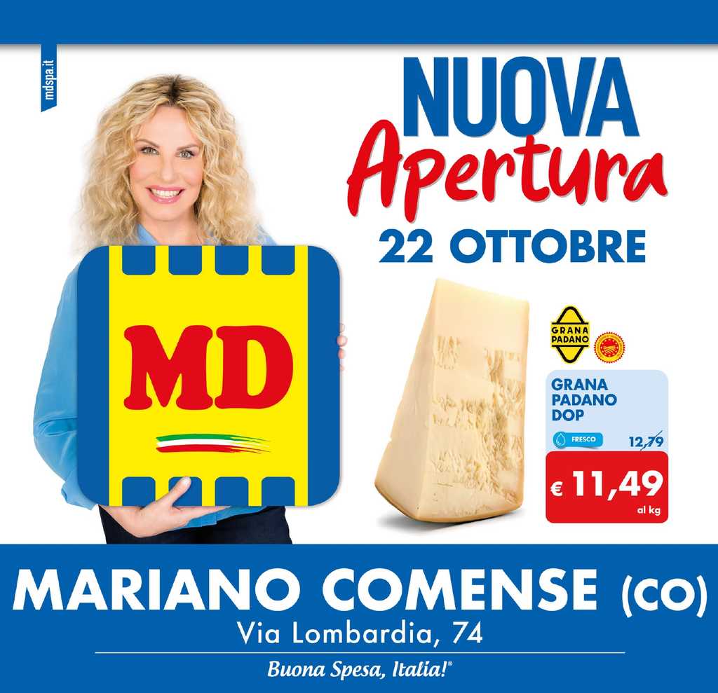 MD arriva a Mariano Comense: apre il 22 ottobre 2024