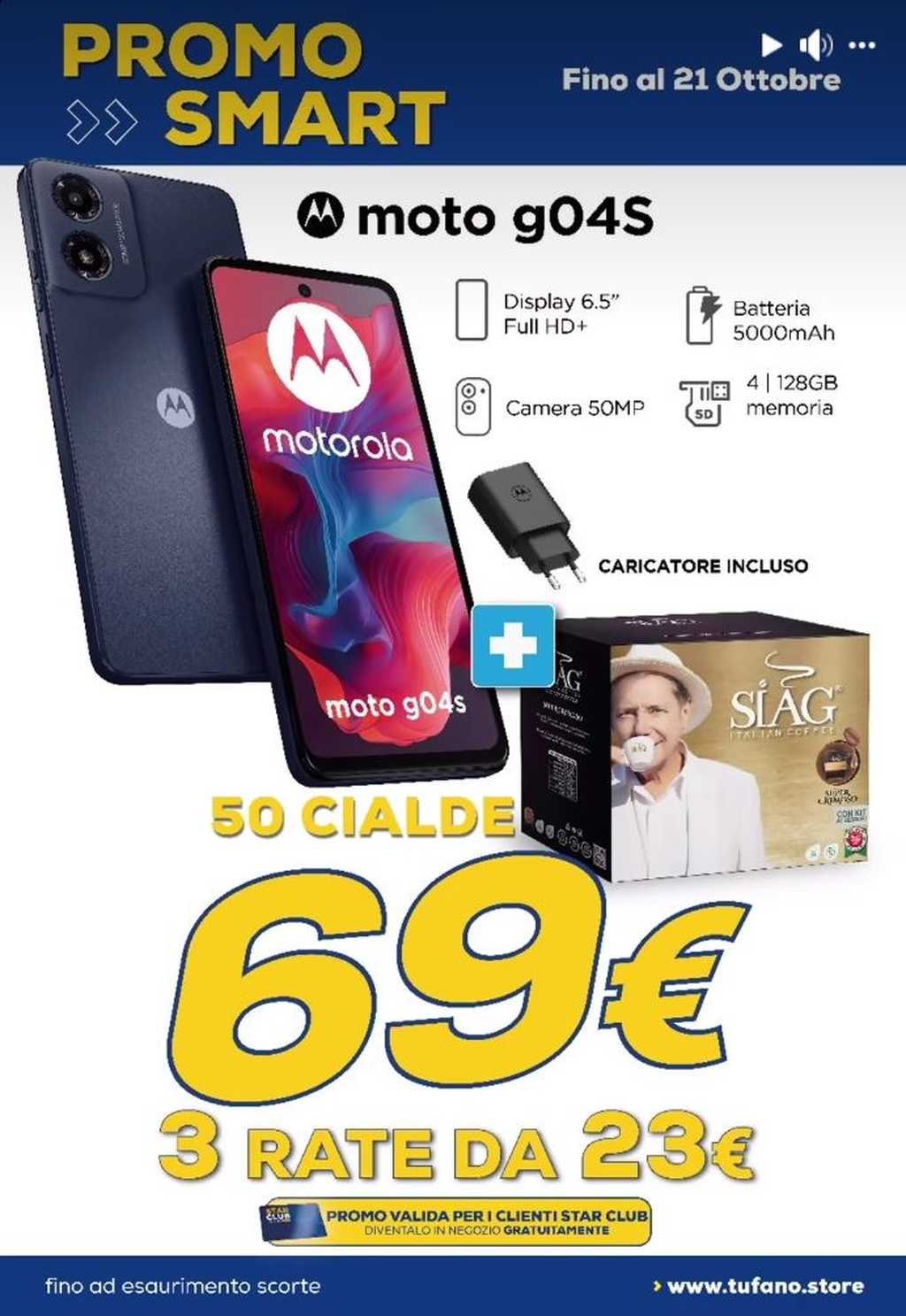 Motorola Moto G04S in Promo Smart da Euronics Gruppo Tufano