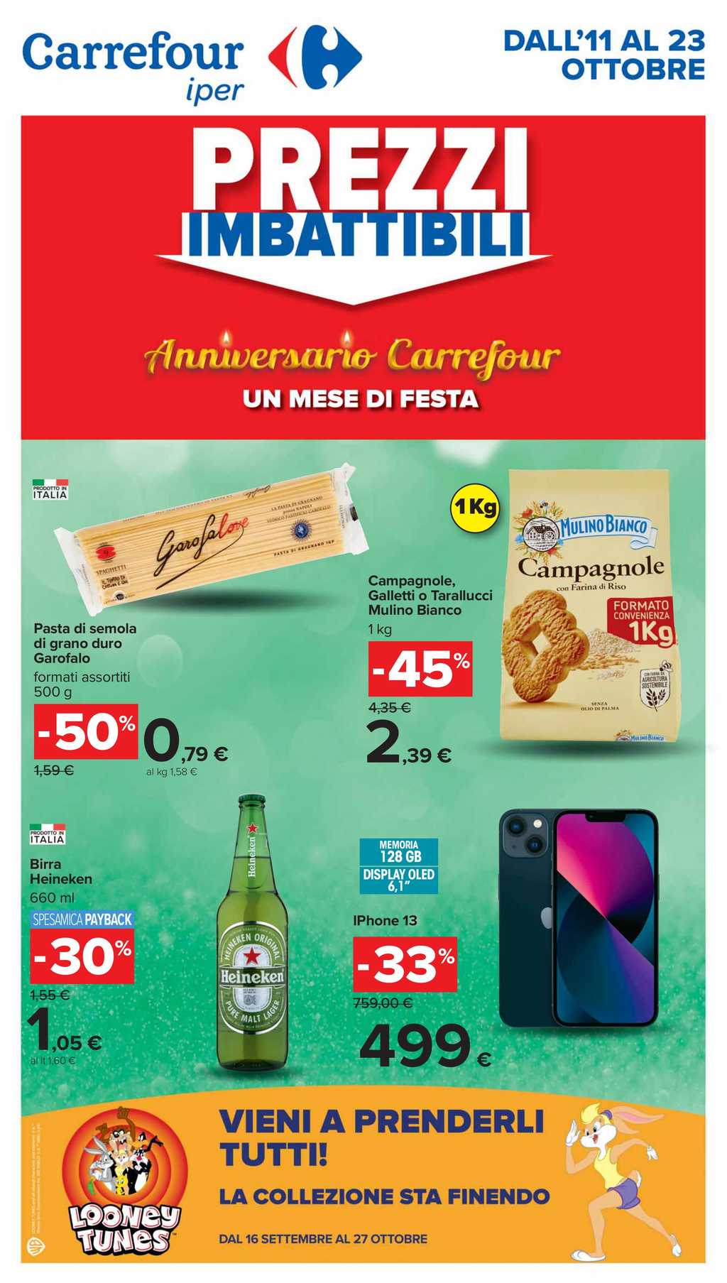 Volantino Carrefour Iper dal 11 al 23 ottobre 2024