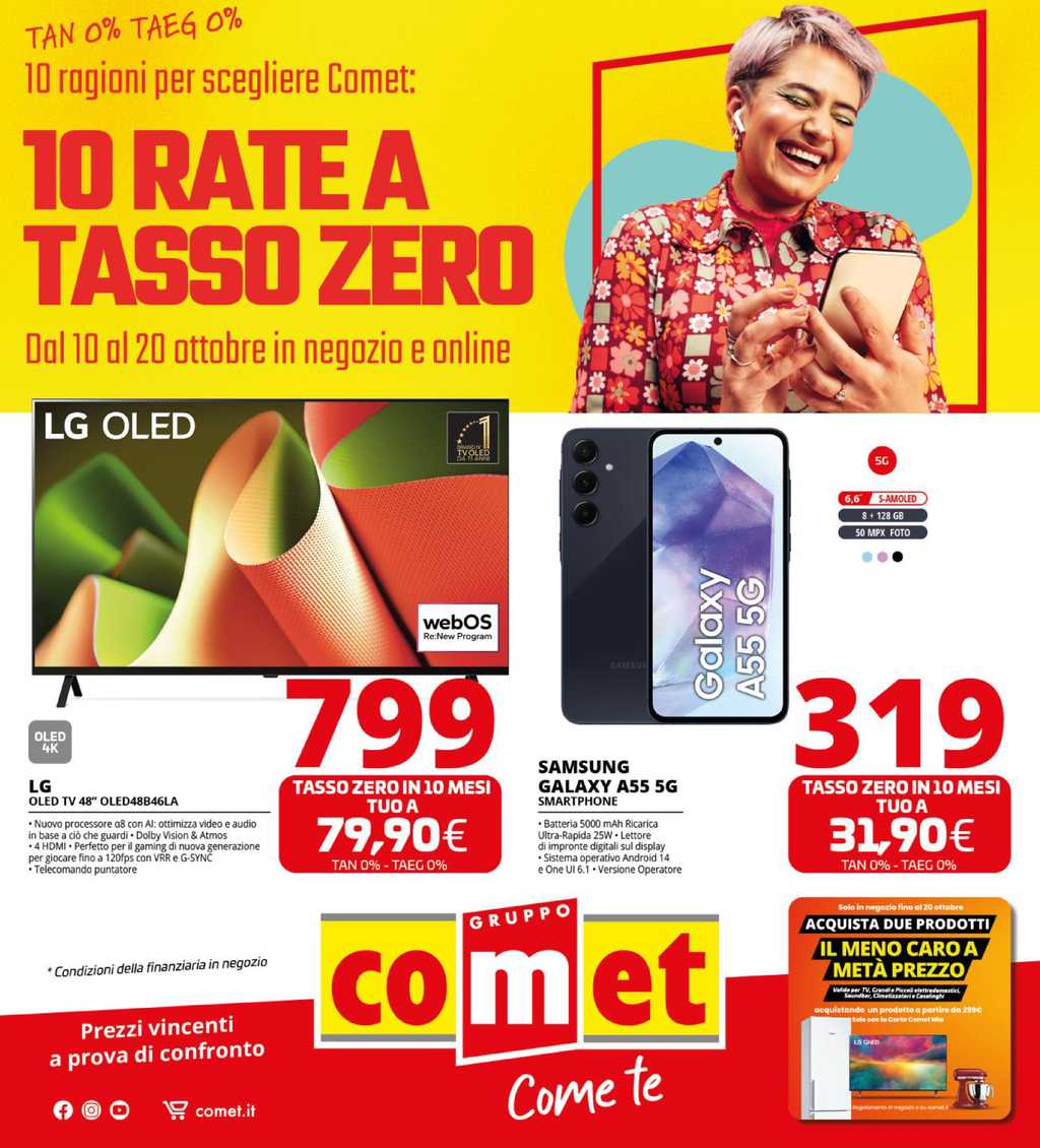 10 giorni di offerte imperdibili da Comet