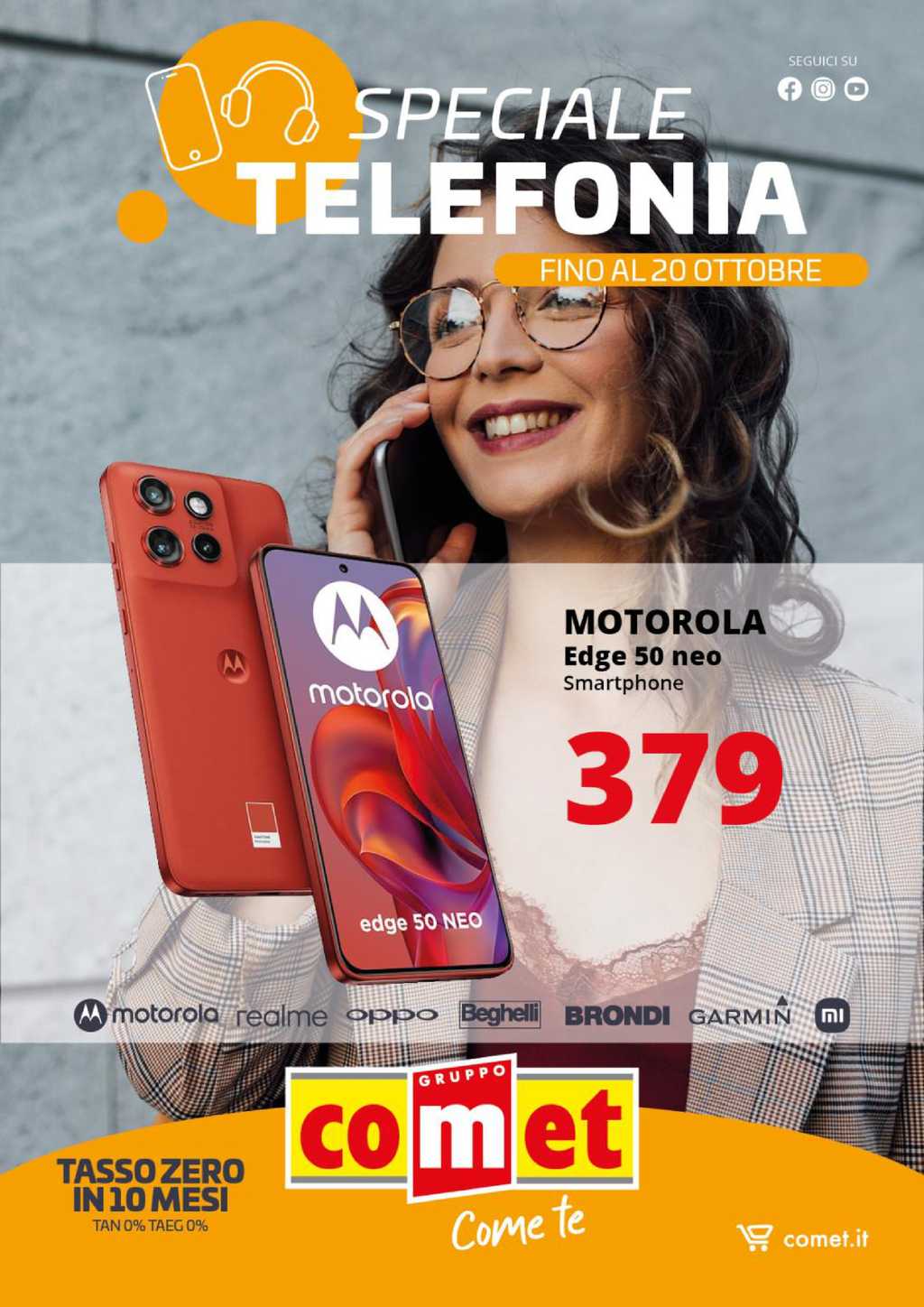 Le offerte sulla Telefonia da Comet fino al 20 ottobre 2024