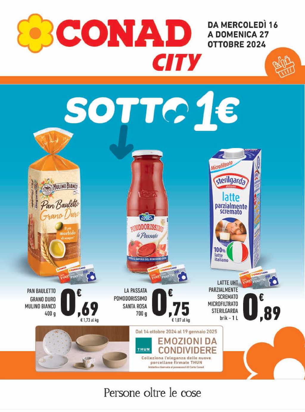 Volantino Conad City Lazio dal 16 al 27 ottobre 2024